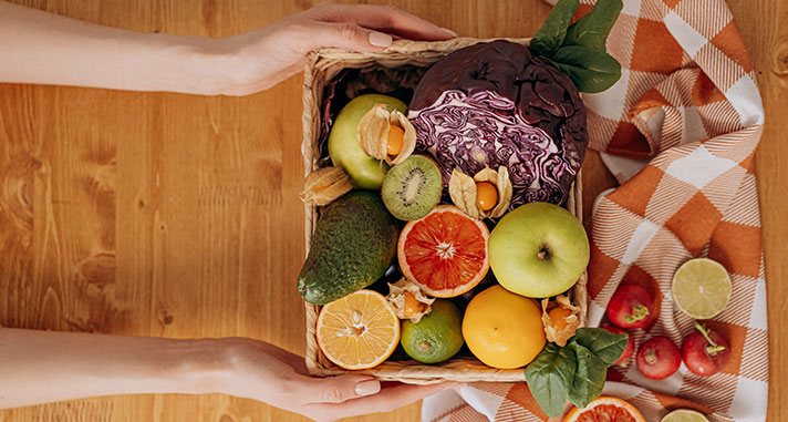 fruit basket for teachers on thanksgiving