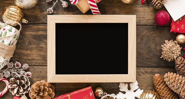wooden photo frame christmas gift exchange