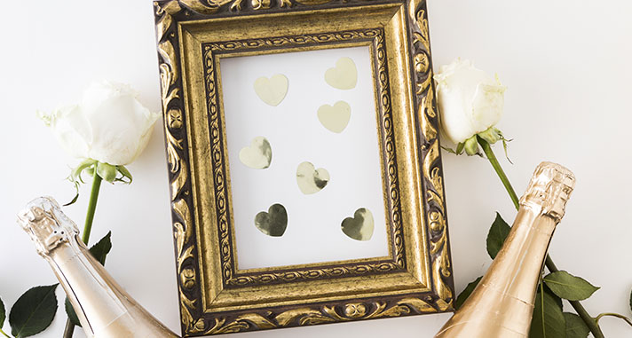 gift ideas for 50th wedding anniversary gold picture frame